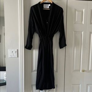OKAKIE L Black Shirtdress